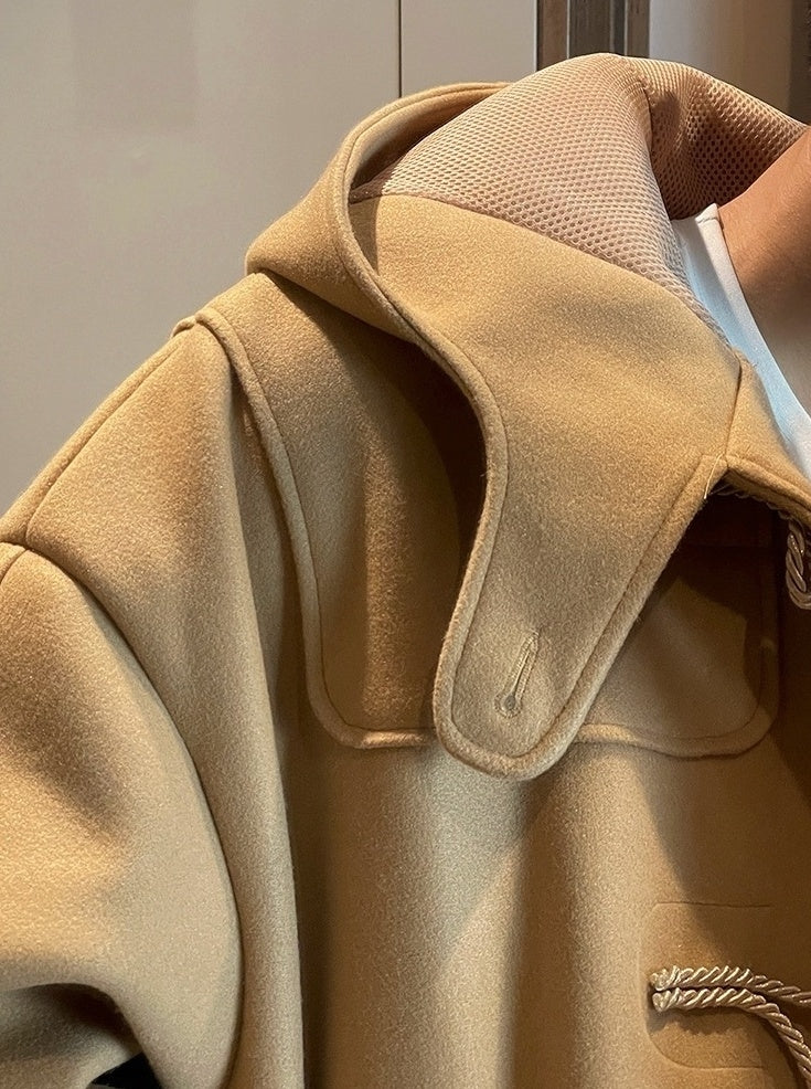 Vintage Hooded Toggle Coat