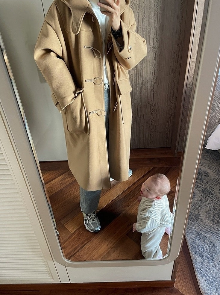 Vintage Hooded Toggle Coat