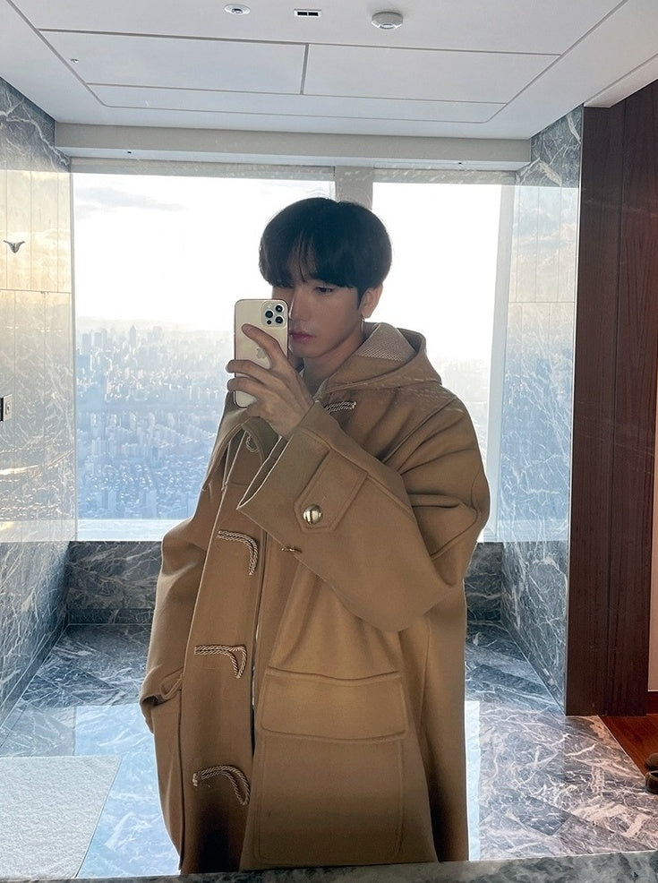 Vintage Hooded Toggle Coat
