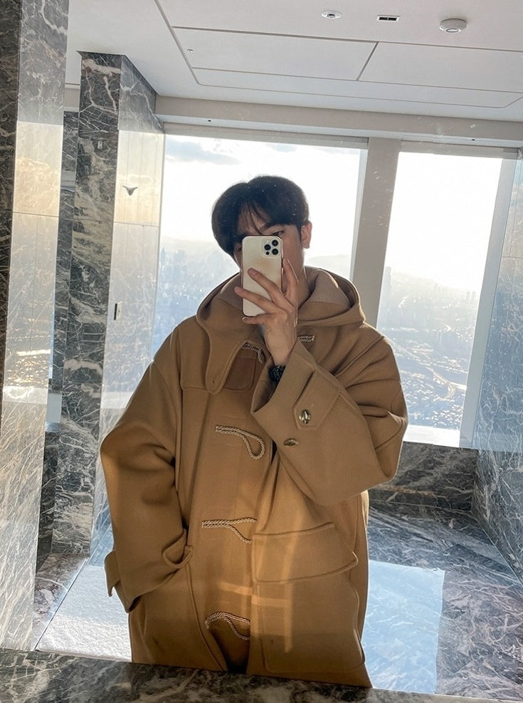 Vintage Hooded Toggle Coat