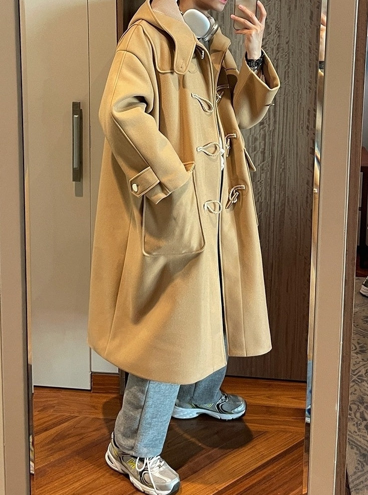 Vintage Hooded Toggle Coat