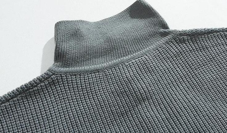Vintage Knit Cardigan Sweater Classic Style