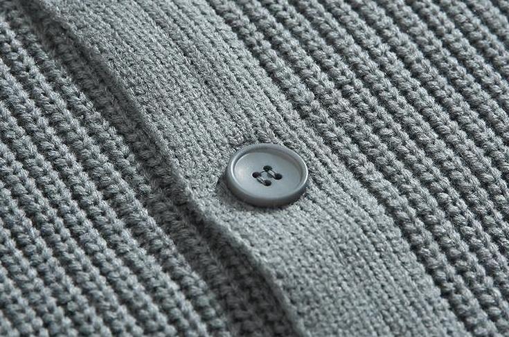 Vintage Knit Cardigan Sweater Classic Style