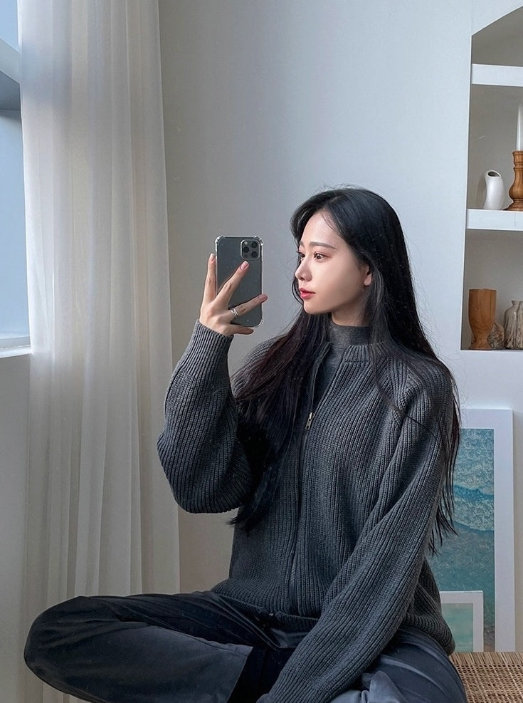 Vintage Knit Cardigan Sweater