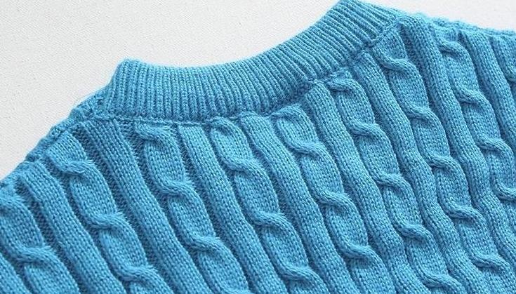 Vintage Knit Sweater Casual Loose Fit