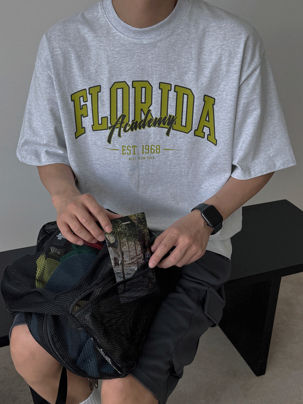 Vintage Letter Print T Shirt