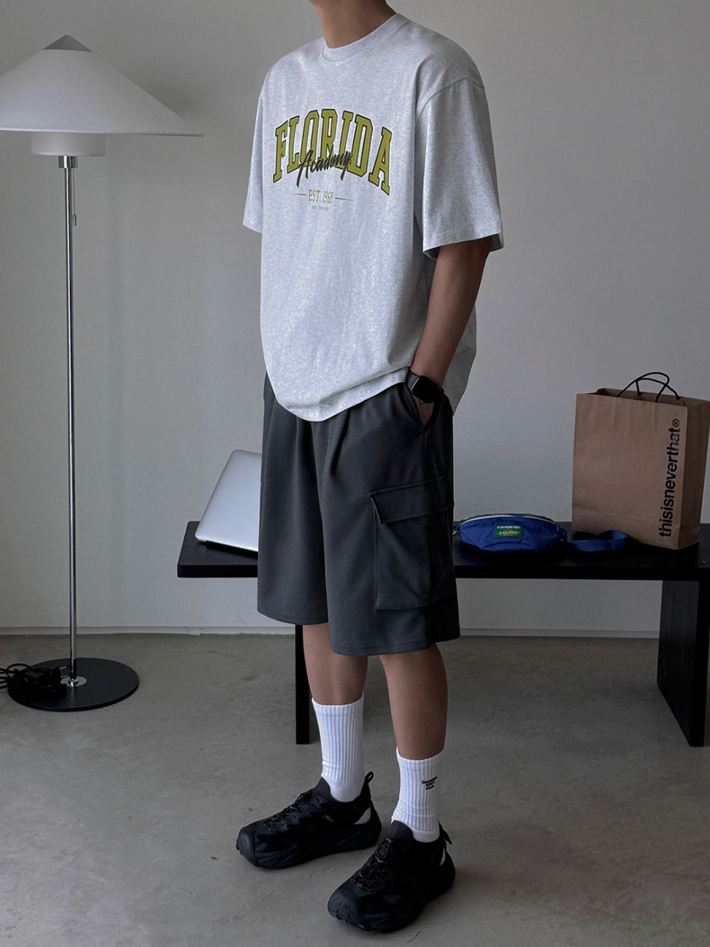 Vintage Letter Print T Shirt