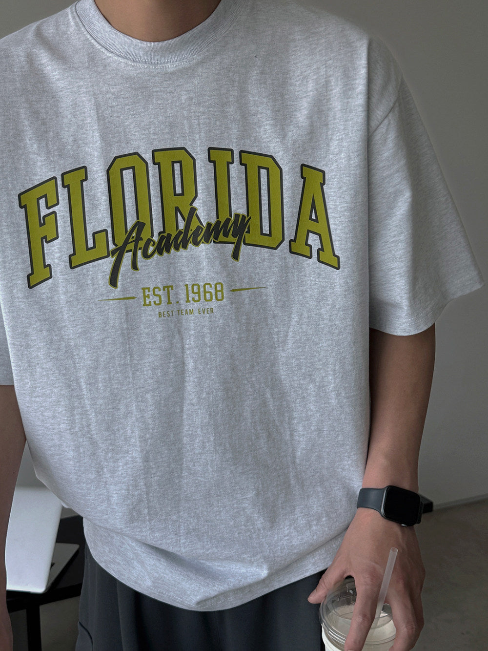 Vintage Letter Print T Shirt
