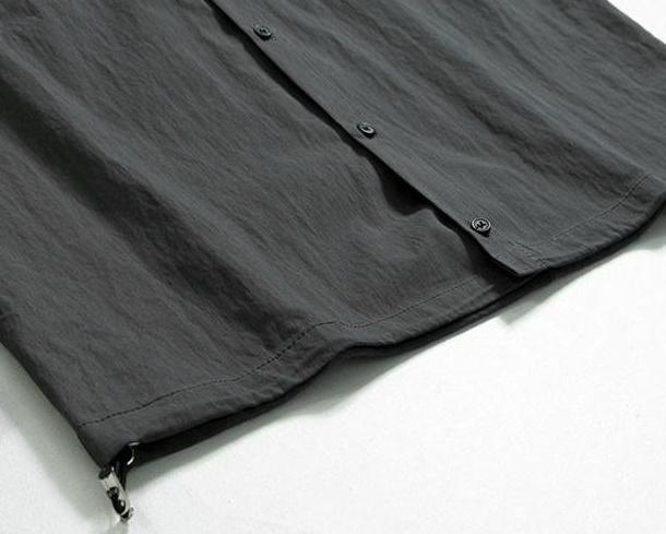 Vintage Linen Workwear Jacket Shirt