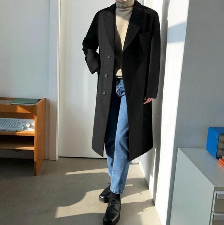 Vintage Loose Fit Denim Trousers Trendy Style