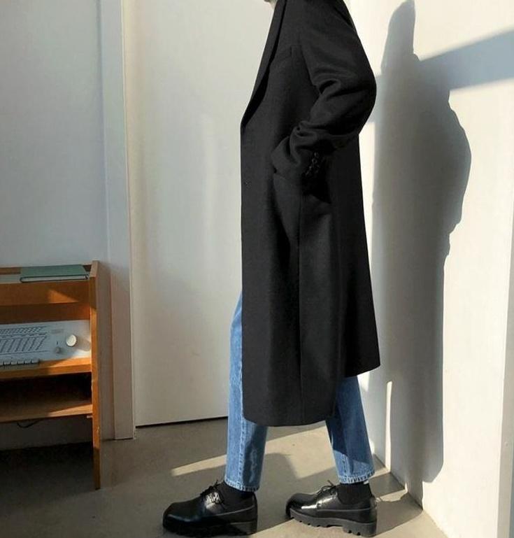Vintage Loose Fit Denim Trousers Trendy Style