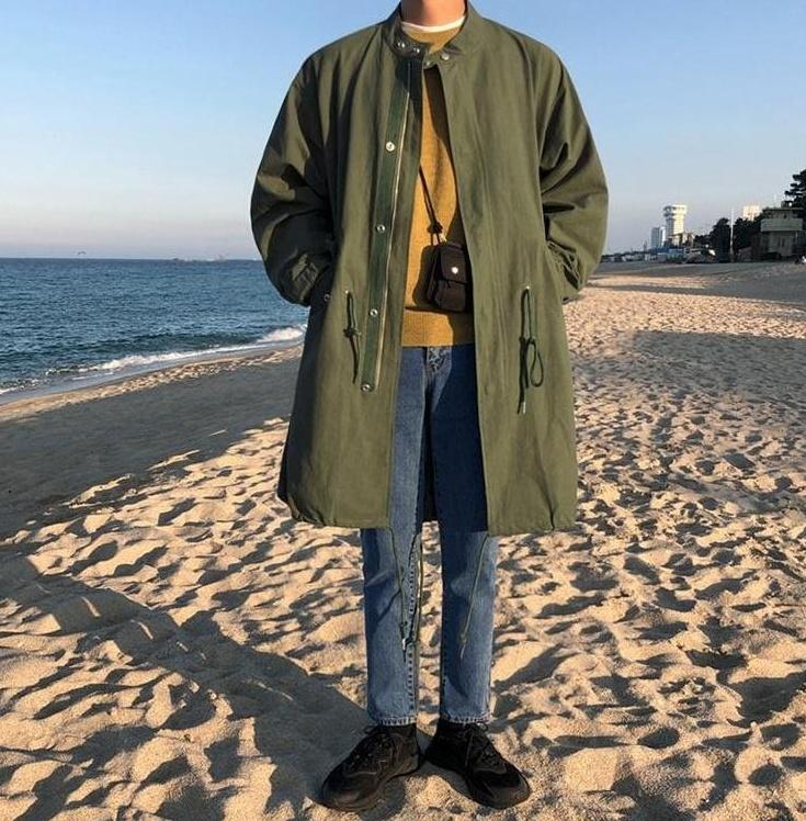 Vintage Loose Fit Denim Trousers Trendy Style
