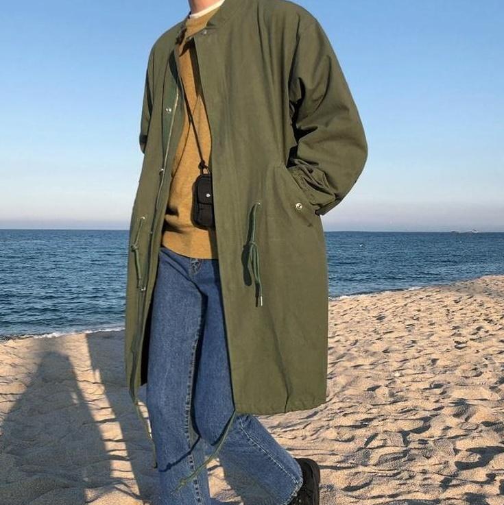 Vintage Loose Fit Denim Trousers Trendy Style