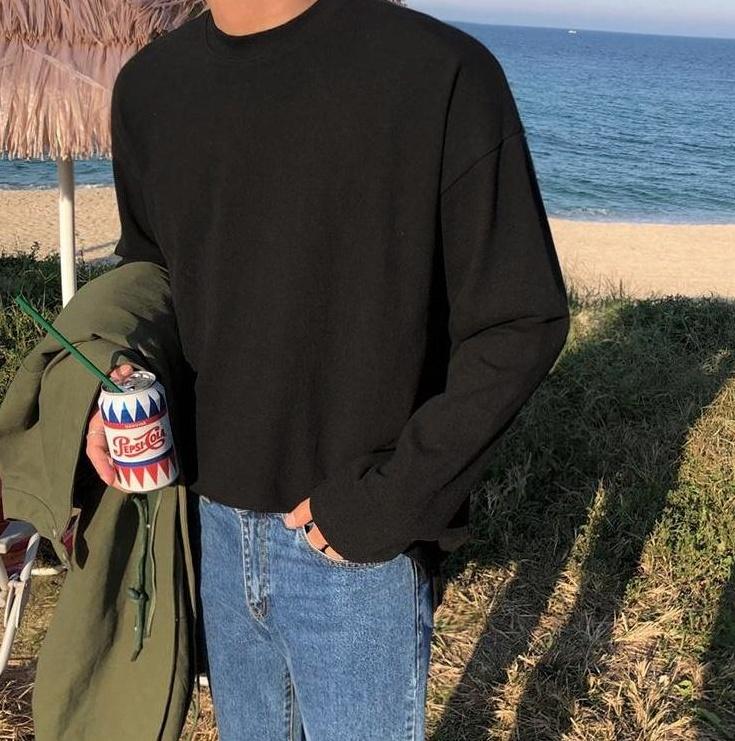 Vintage Loose Fit Denim Trousers Trendy Style