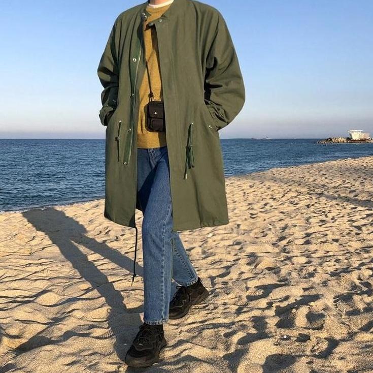 Vintage Loose Fit Denim Trousers Trendy Style