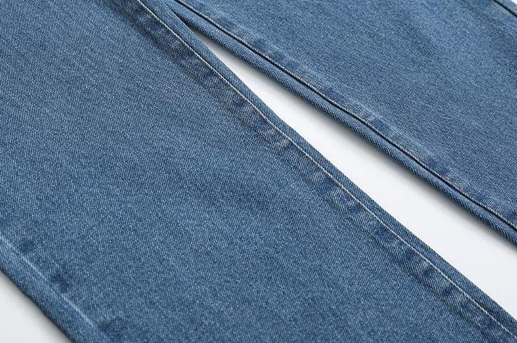 Vintage Loose Fit Denim Trousers Trendy Style