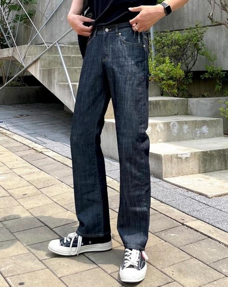 Vintage Loose Fit Denim Trousers
