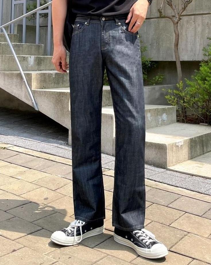 Vintage Loose Fit Denim Trousers