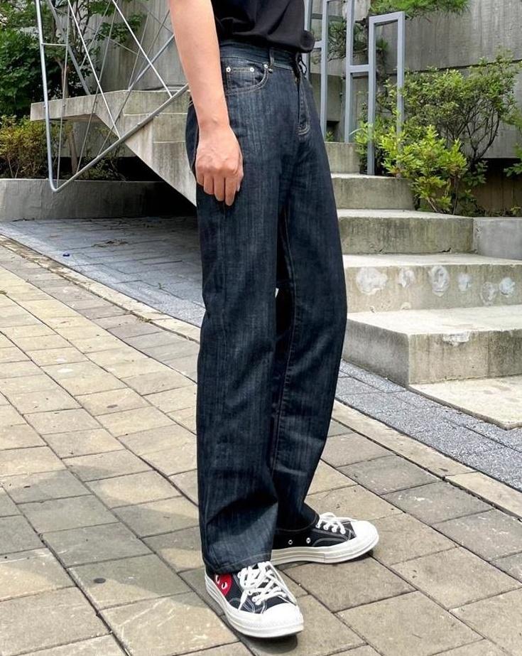 Vintage Loose Fit Denim Trousers