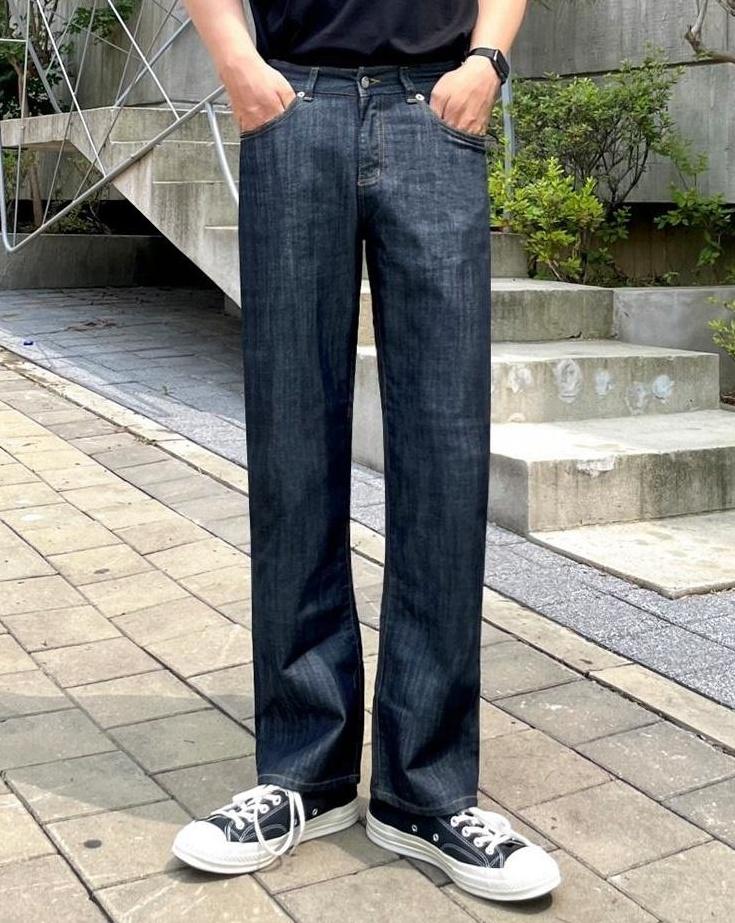 Vintage Loose Fit Denim Trousers