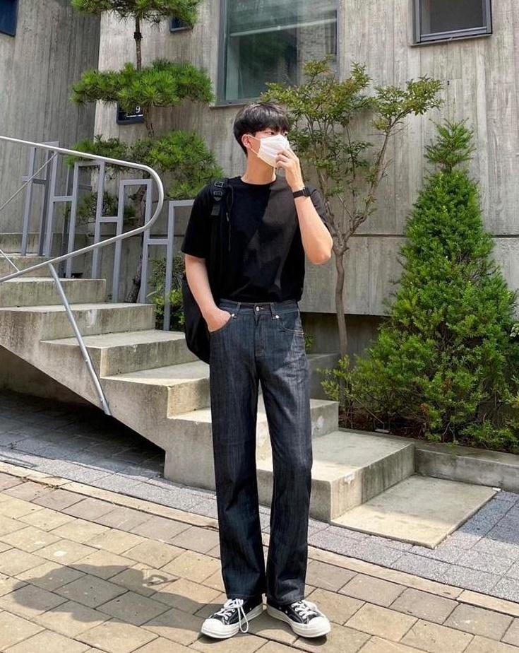 Vintage Loose Fit Denim Trousers