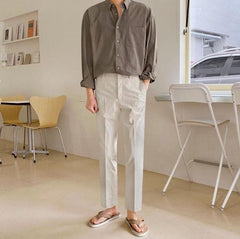 Vintage Loose Fit Long Sleeve Shirt