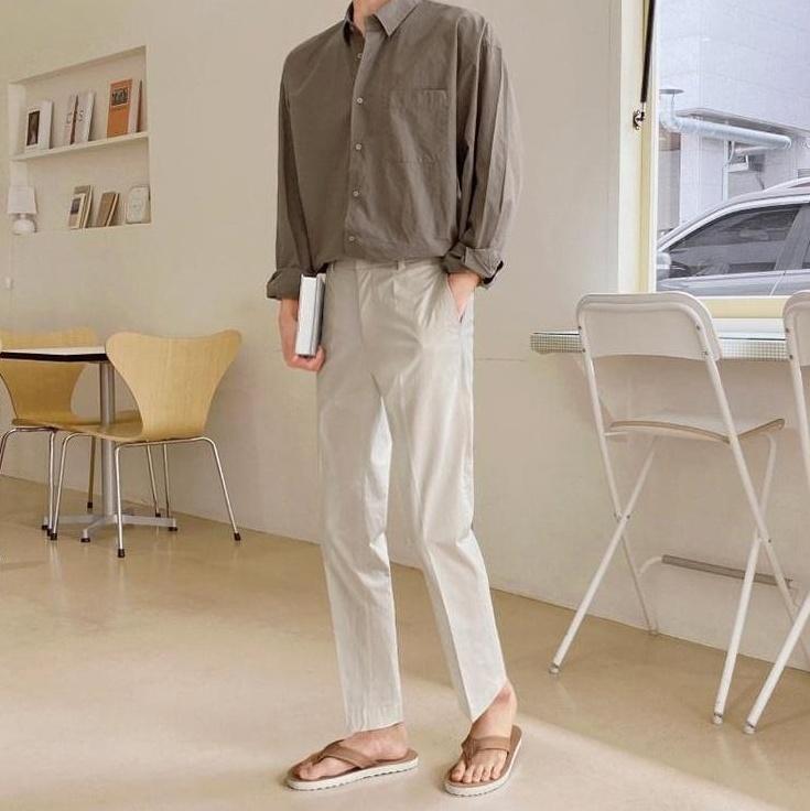 Vintage Loose Fit Long Sleeve Shirt
