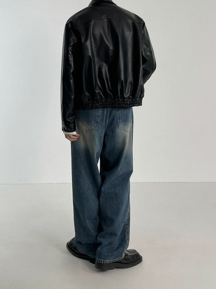 Vintage Loose Fit Straight Jeans