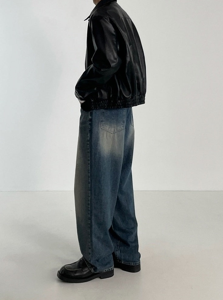 Vintage Loose Fit Straight Jeans