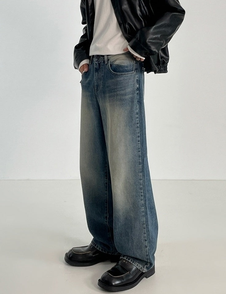Vintage Loose Fit Straight Jeans