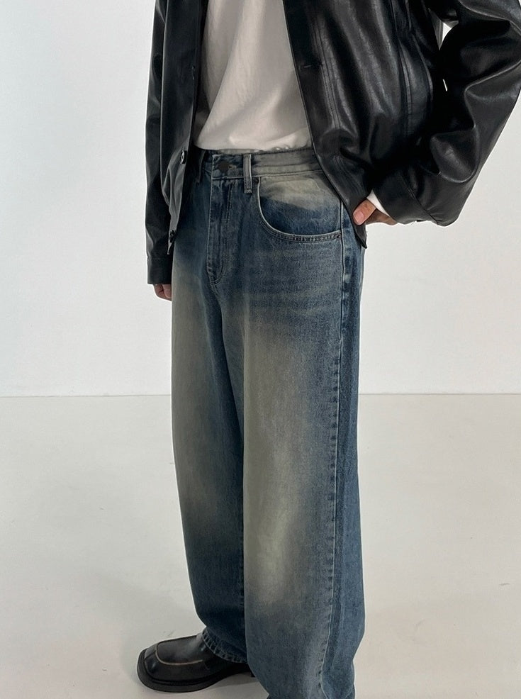 Vintage Loose Fit Straight Jeans