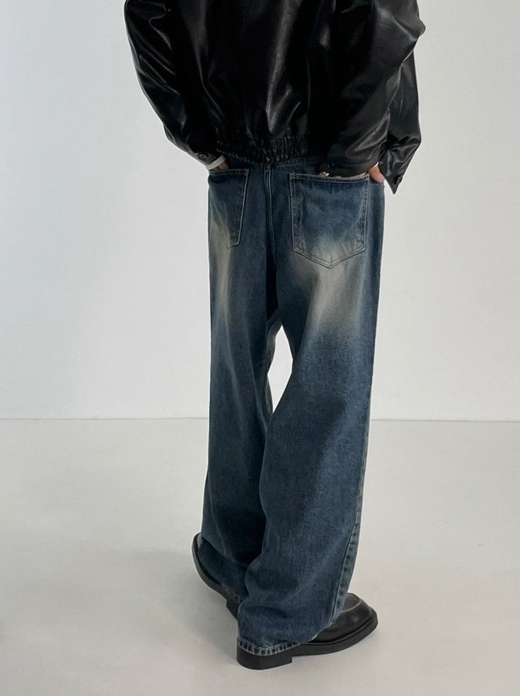 Vintage Loose Fit Straight Jeans