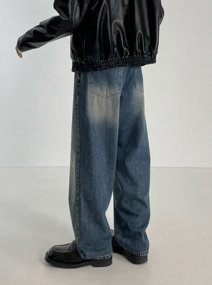 Vintage Loose Fit Straight Jeans