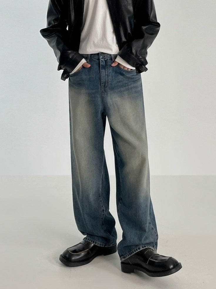 Vintage Loose Fit Straight Jeans