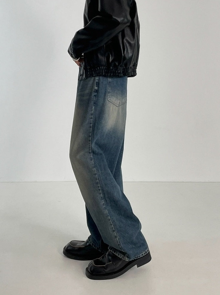 Vintage Loose Fit Straight Jeans
