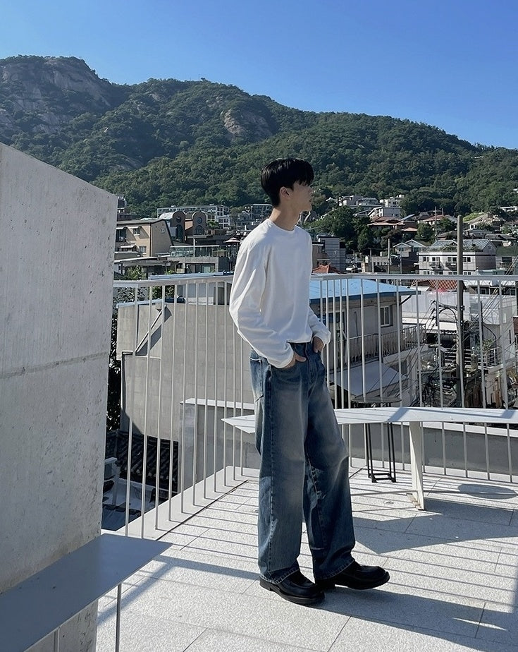 Vintage Loose Fit Straight Jeans
