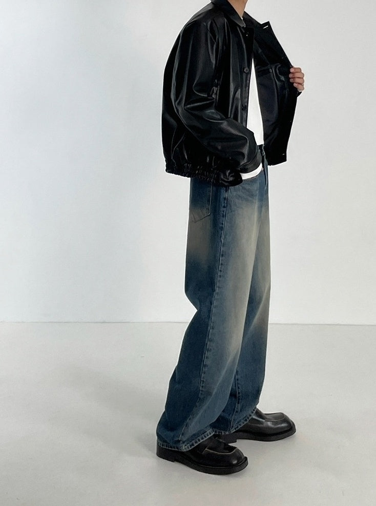 Vintage Loose Fit Straight Jeans
