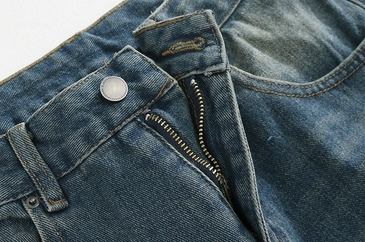 Vintage Loose Fit Straight Jeans