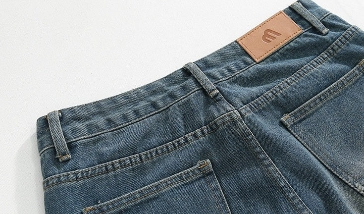 Vintage Loose Fit Straight Jeans