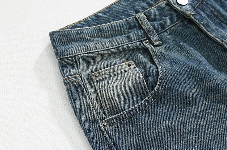 Vintage Loose Fit Straight Jeans