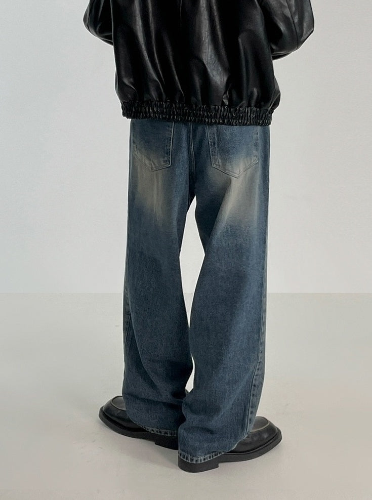 Vintage Loose Fit Straight Jeans