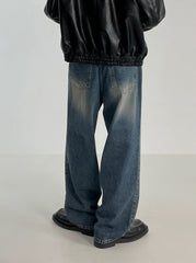 Vintage Loose Fit Straight Jeans