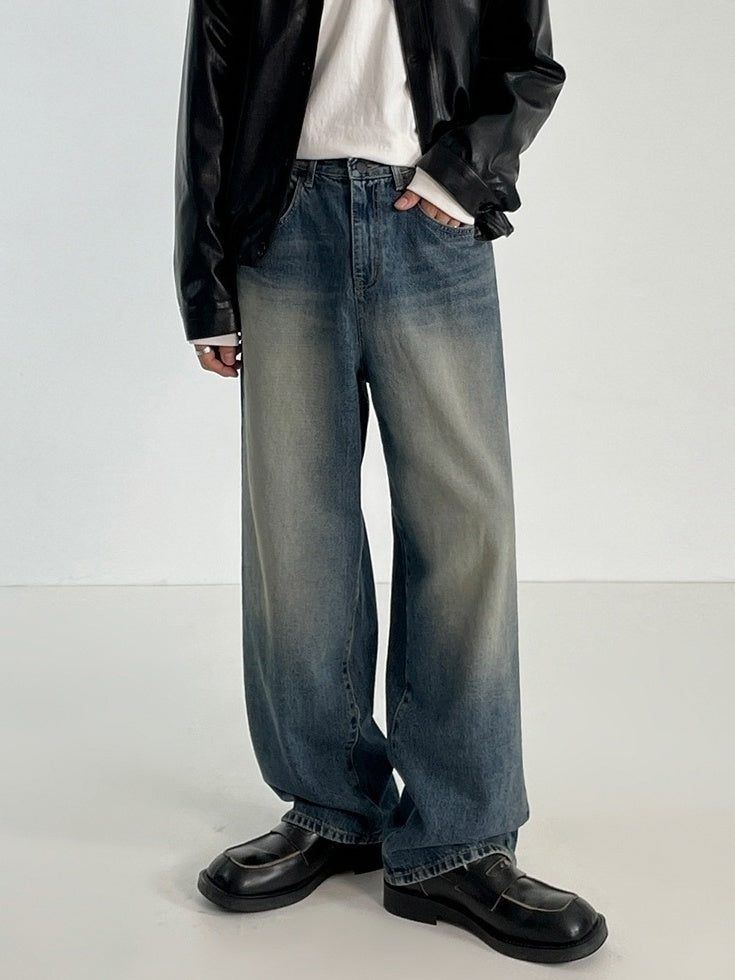 Vintage Loose Fit Straight Jeans