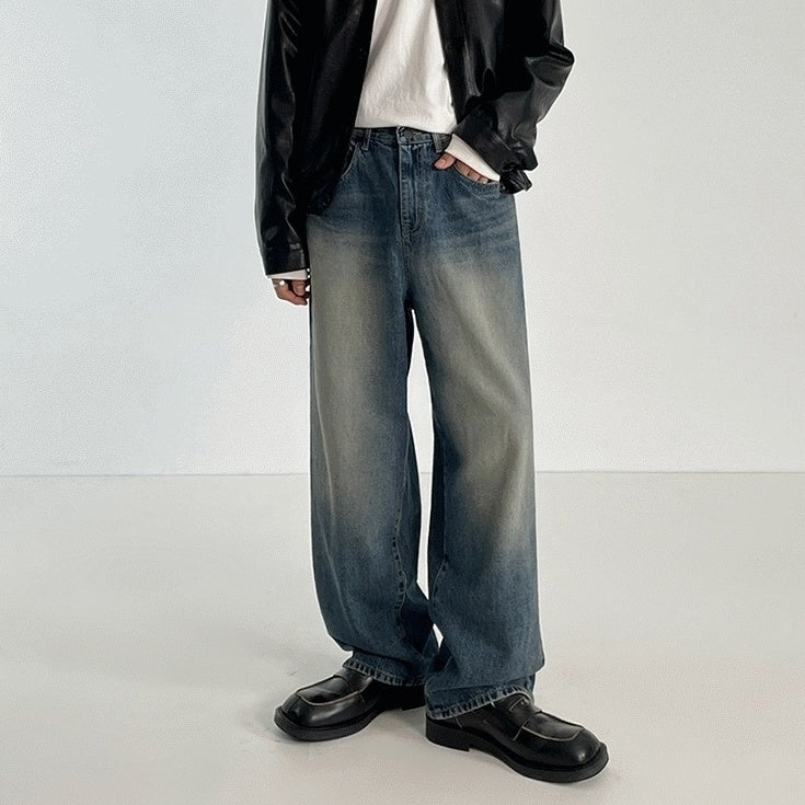 Vintage Loose Fit Straight Jeans