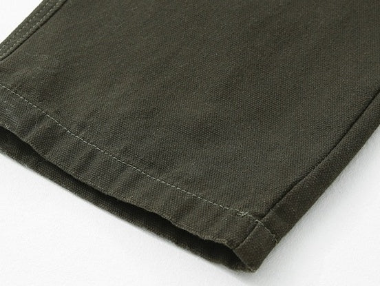 Vintage Loose Fit Utility Trousers Korean Style