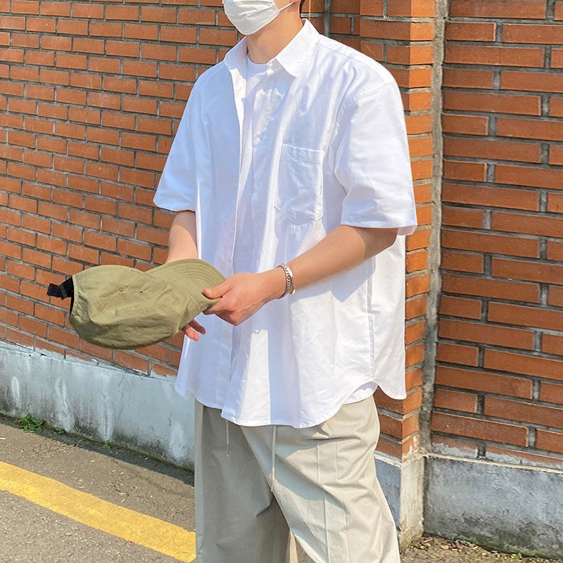 Vintage Loose Short Sleeve Shirt