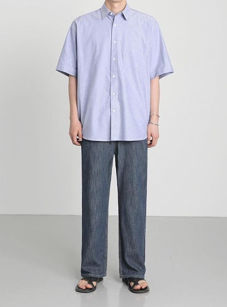Vintage Loose Short Sleeve Shirt