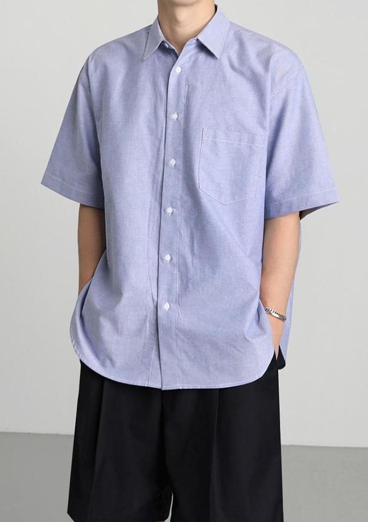 Vintage Loose Short Sleeve Shirt
