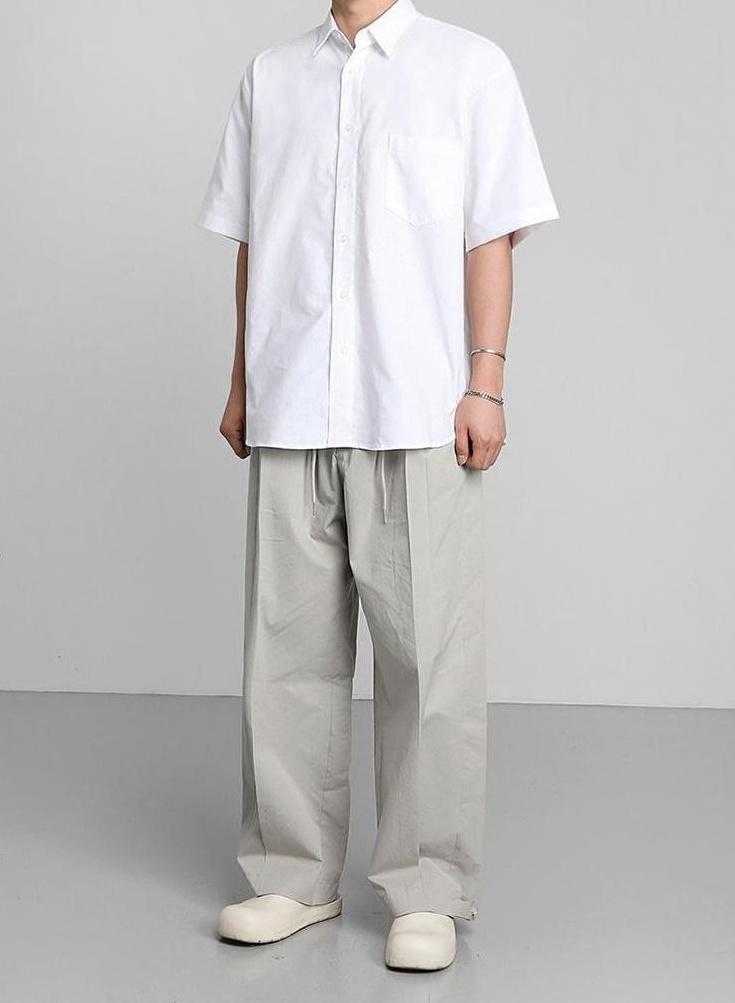 Vintage Loose Short Sleeve Shirt