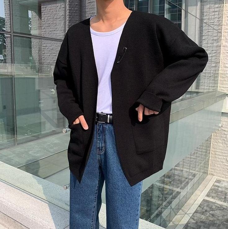 Vintage Loose Straight Blue Denim Workwear Pants